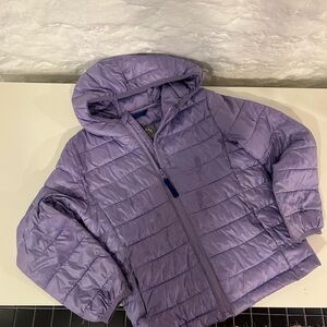 Primary Brand Purple Puffer Jacket
